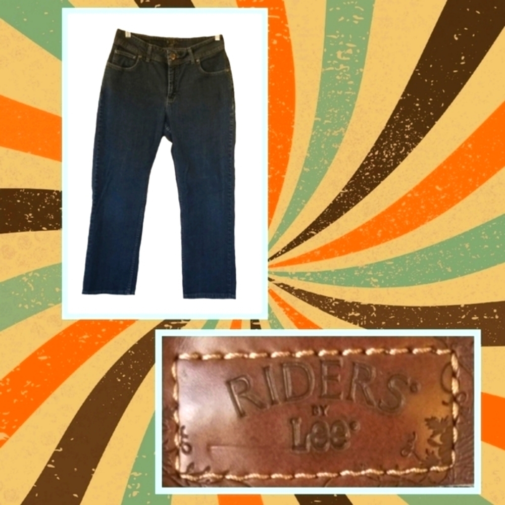 Riders by Lee Dark Wash Blue Jeans Denim 12P